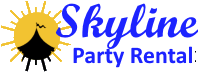 Skyline Tent ad Event Rental logo