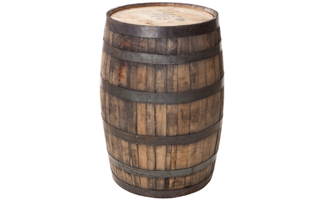 Full size whiskey barrel